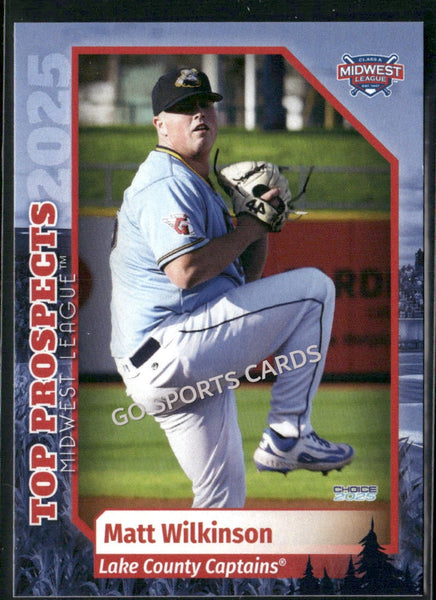 2025 Midwest League Top Prospects MWL Matt Wilkinson