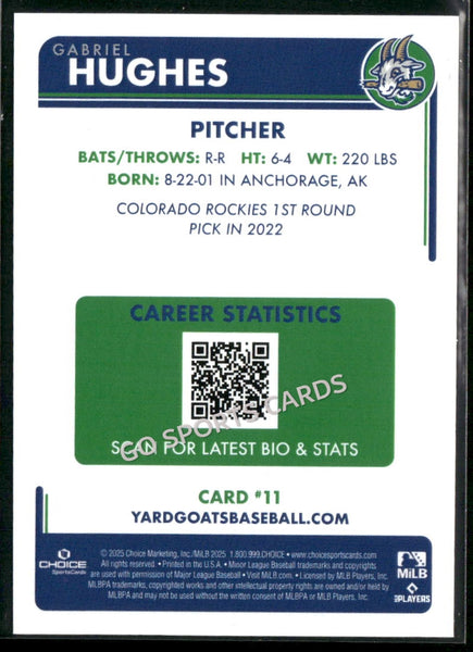 2025 Hartford Yard Goats Gabriel Hughes