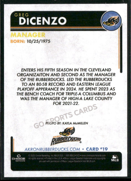 2025 Akron RubberDucks Greg DiCenzo