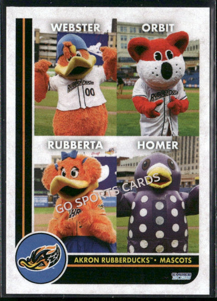 2025 Akron RubberDucks Mascot