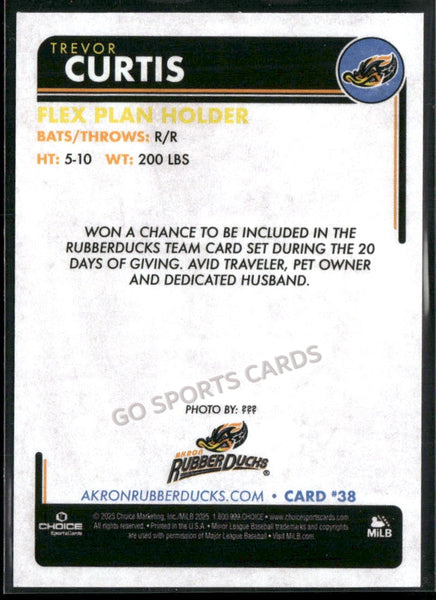 2025 Akron RubberDucks Trevor Curtis