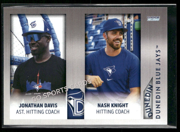 2025 Dunedin Blue Jays Jonathan Davis Nash Knight