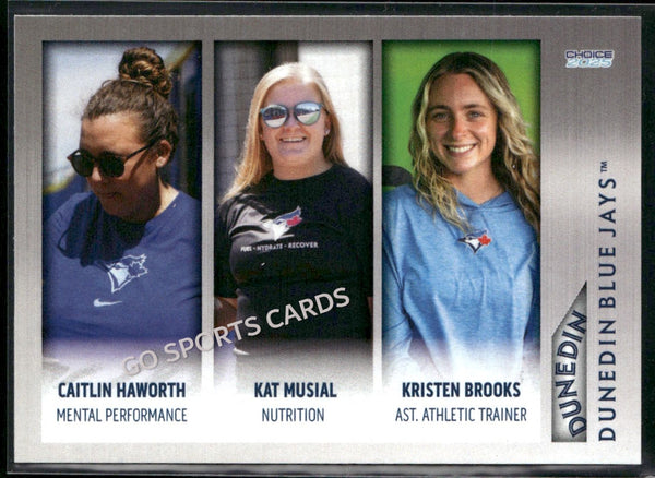 2025 Dunedin Blue Jays Caitlin Haworth Kat Musial Kristen Brooks