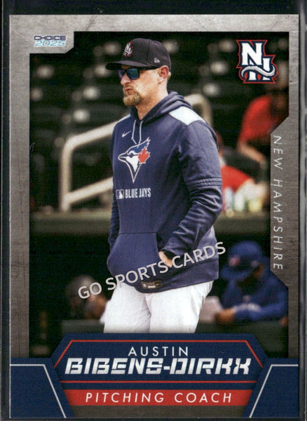 2025 New Hampshire Fisher Cats Austin Bibens Dirkx