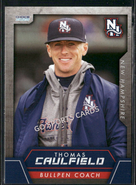 2025 New Hampshire Fisher Cats Thomas Caulfield