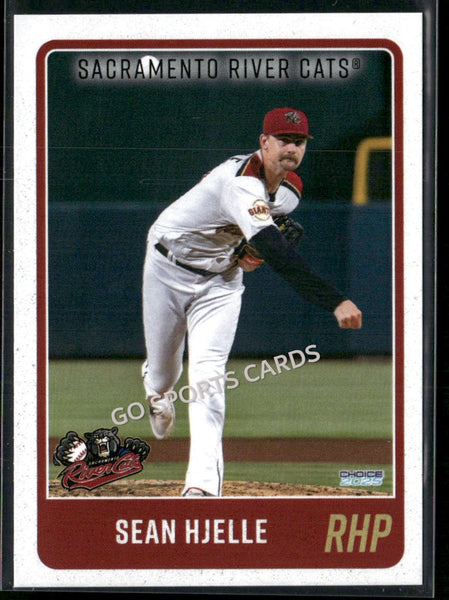 2025 Sacramento River Cats Sean hjelle
