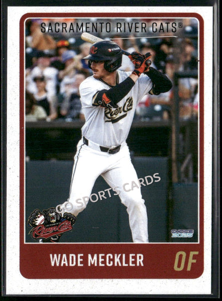 2025 Sacramento River Cats Wade Meckler