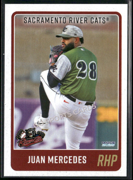 2025 Sacramento River Cats Juan Mercedes