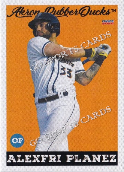 2024 Akron RubberDucks Alexfri Planez