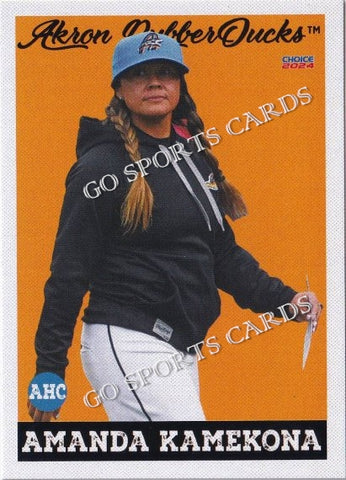 2024 Akron RubberDucks Amanda Kamekona