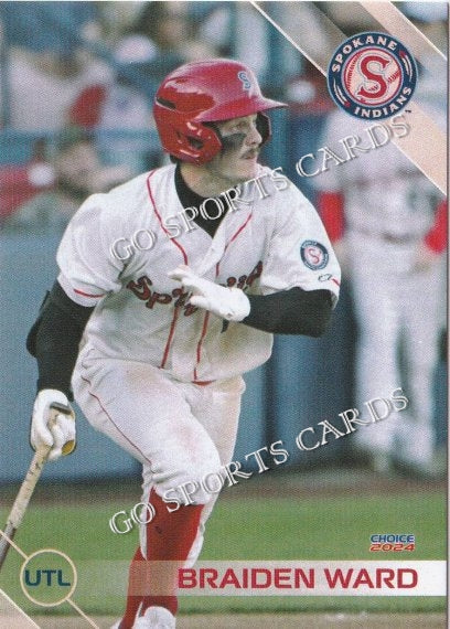 2024 Spokane Indians Braiden Ward