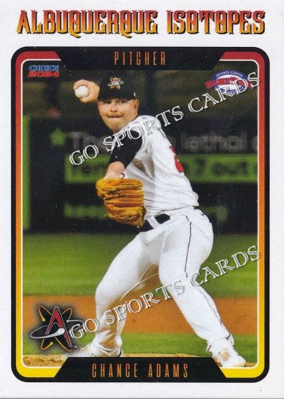 2024 Albuquerque Isotopes Chance Adams