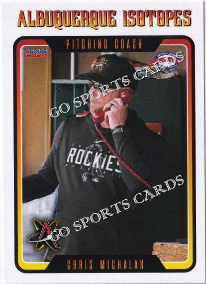 2024 Albuquerque Isotopes Chris Michalak
