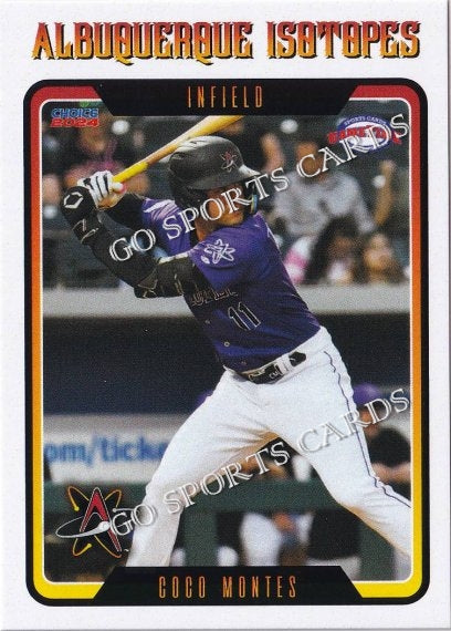 2024 Albuquerque Isotopes Coco Montes