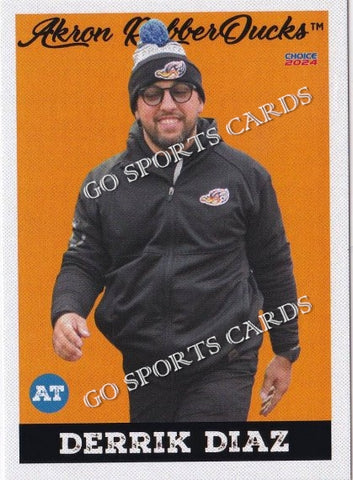 2024 Akron RubberDucks Derrik Diaz