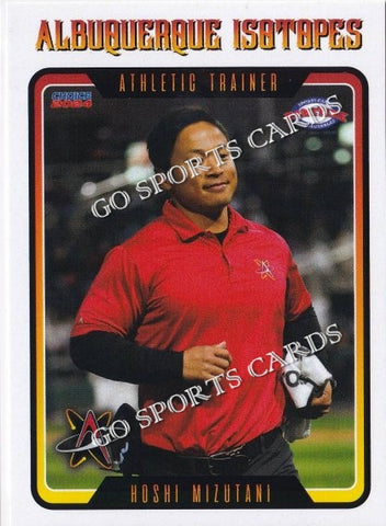 2024 Albuquerque Isotopes Hoshi Mizutani