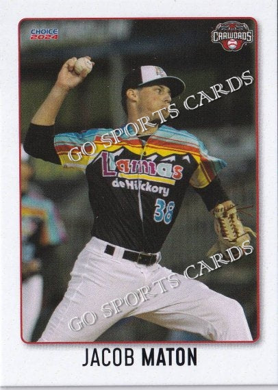 2024 Hickory Crawdads 2nd Jacob Maton