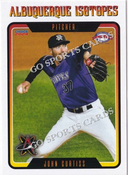 2024 Albuquerque Isotopes John Curtiss