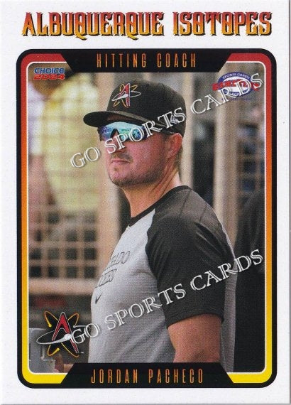 2024 Albuquerque Isotopes Jordan Pacheco