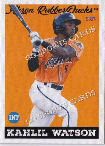 2024 Akron RubberDucks Kahlil Watson