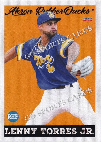 2024 Akron RubberDucks Lenny Torres Jr