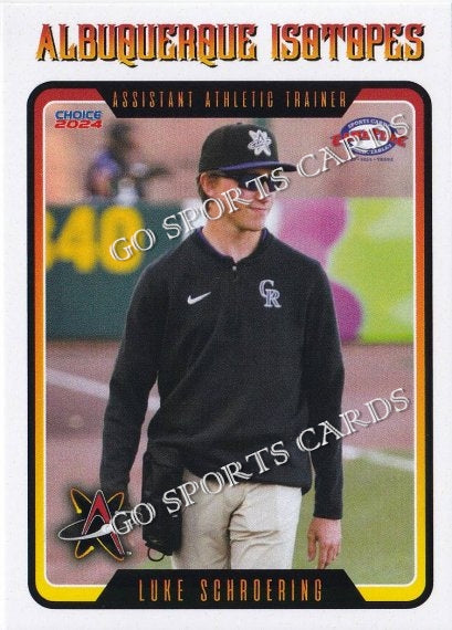 2024 Albuquerque Isotopes Luke Schroering