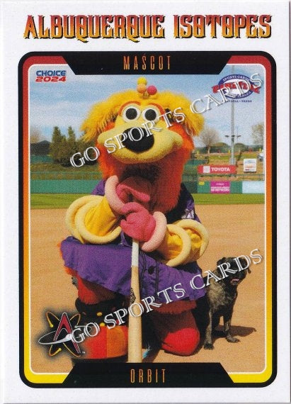 2024 Albuquerque Isotopes Orbit Mascot