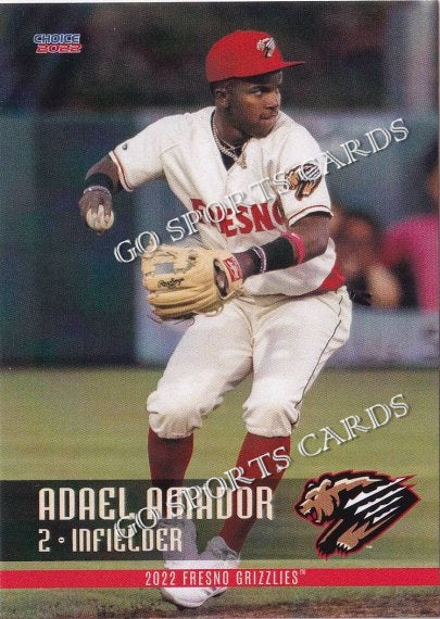 2022 Fresno Grizzlies Adael Amador