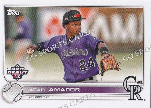 2022 Topps Pro Debut Adael Amador PD-83