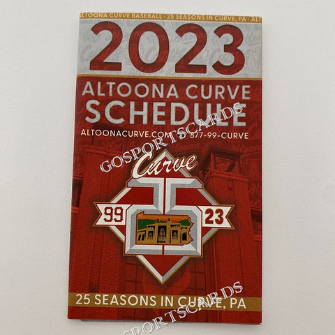 2023 Altoona Curve Pocket Schedule