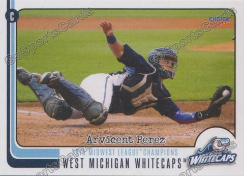 2015 West Michigan WhiteCaps Champions Arvicent Perez