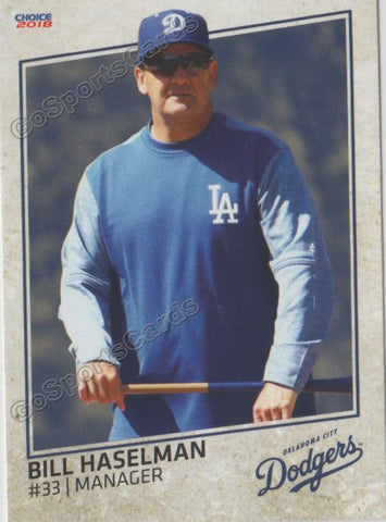 2018 Oklahoma City Dodgers Bill Haselman