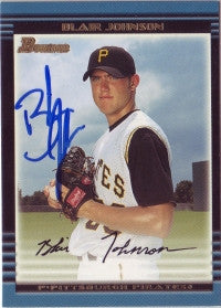 Blair Johnson 2002 Bowman (Autograph)
