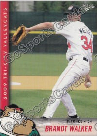 2009 Tri City ValleyCats Brandt Walker