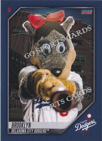 2023 Oklahoma City Dodgers Brooklyn Mascot