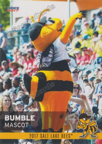 2017 Salt Lake Bees Bumble Mascot