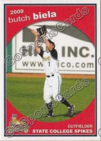 2009 State College Spikes Butch Biela