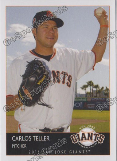 2013 San Jose Giants Carlos Teller