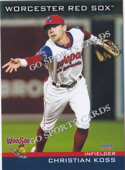 2023 Worcester Red Sox Christian Koss #17