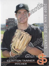 2009 San Jose Giants Clayton Tanner