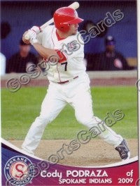 2009 Spokane Indians Cody Podraza