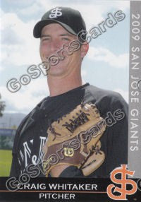 2009 San Jose Giants Craig Whitaker