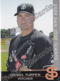 2009 San Jose Giants Daniel Turpen