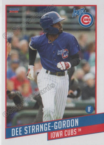 2021 Iowa Cubs Dee Strange Gordon