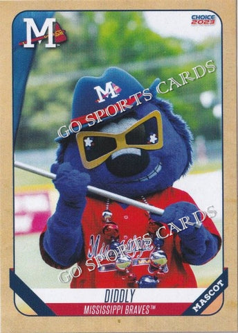 2023 Mississippi Braves Diddly Mascot