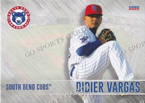 2023 South Bend Cubs Didier Vargas
