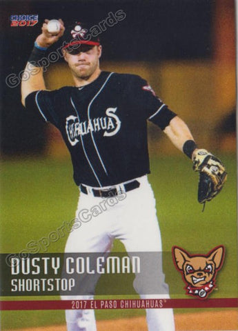 2017 El Paso Chihuahuas Dusty Coleman