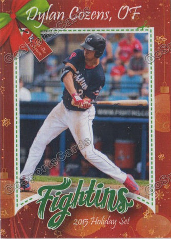 2015 Reading Fightins Phillies Holiday Xmas Dylan Cozens