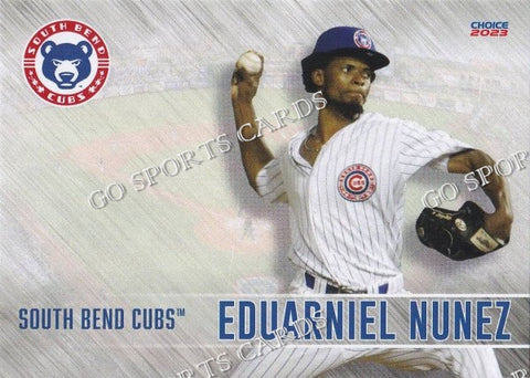 2023 South Bend Cubs Eduarniel Nunez