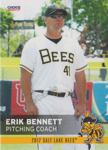2017 Salt Lake Bees Erik Bennett